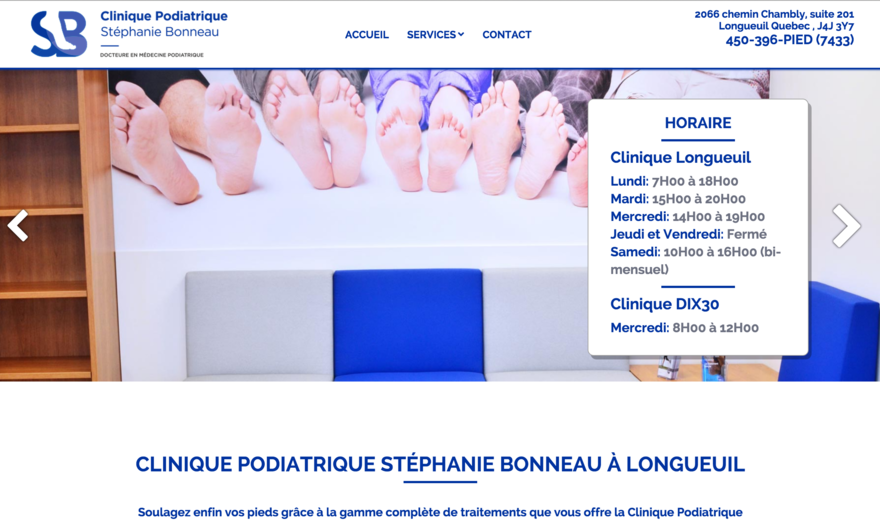 Clinique Podiatrique Stéphanie Bonneau Clinique Podiatrique Stéphanie Bonneau