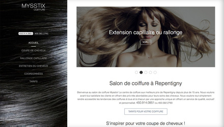 Site web Joomla et rang pour : salon de coiffure repentigny Site web Joomla et rang pour : salon de coiffure repentigny