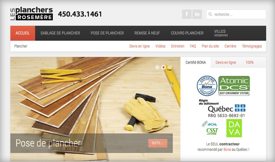 Site web Joomla et WordPress Site web Joomla et WordPress