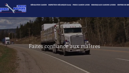 Conception de site Web pour TMS TruckMasters Conception de site Web pour TMS TruckMasters