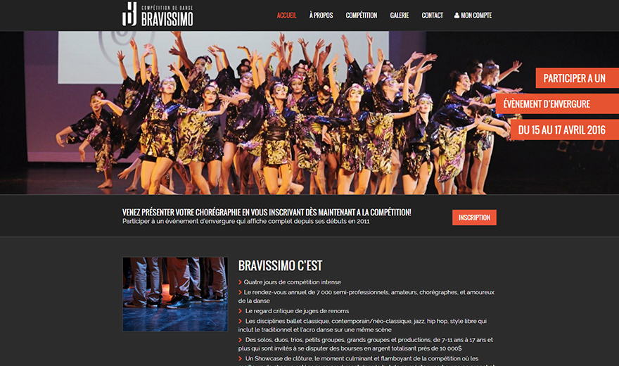 Bravissimo Compétition de danse à Montréal Bravissimo Compétition de danse à Montréal