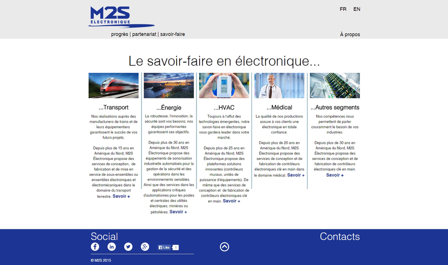 Conception de site Web, réseaux sociaux, production de contenu