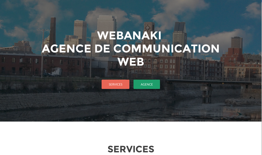 Site web Agence Webanaki