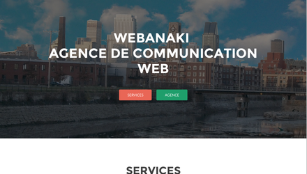 Site web Agence Webanaki Site web Agence Webanaki