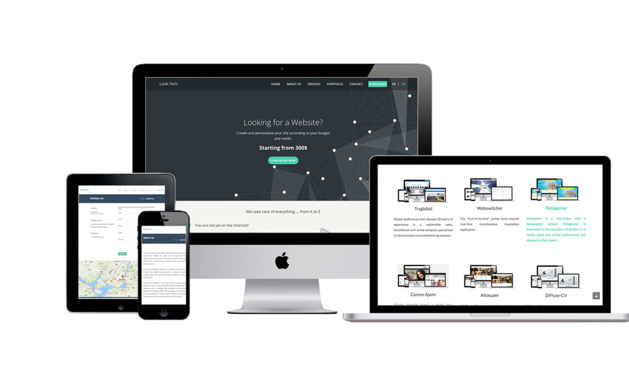 Look-Tech (HTML5/PHP5/CSS3/CodeIgniter)