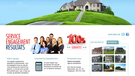 Création site web - Sphereimmobilier - agence immobilière Création site web - Sphereimmobilier - agence immobilière