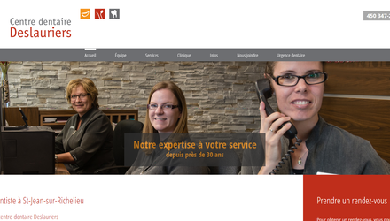 Optimisation client : Clinique dentaire Deslauriers Optimisation client : Clinique dentaire Deslauriers