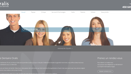 Optimisation client: Oralis Clinique dentaire Ste-Julie Optimisation client: Oralis Clinique dentaire Ste-Julie