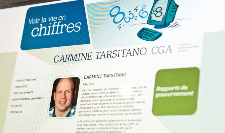 voir la vie en chiffres - Carmine Tarsitano, moncga.ca