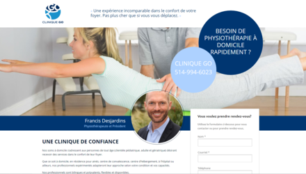 Conception Site Web Clinique GO