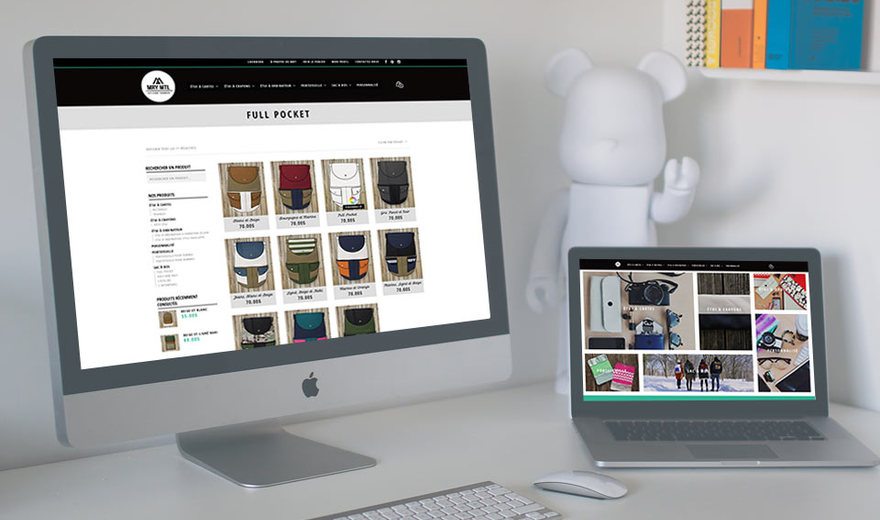 Boutique en ligne / Site transactionnel - MRY Montréal Boutique en ligne / Site transactionnel - MRY Montréal