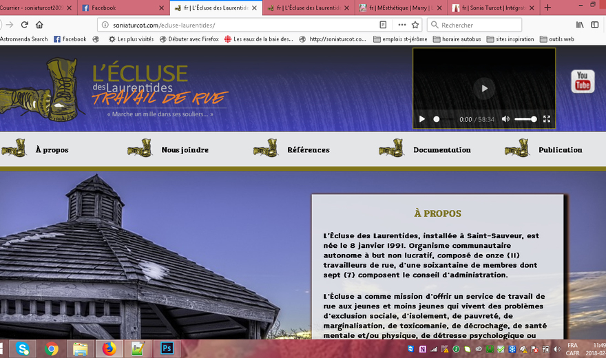 Écluse des Laurentides - Travailleurs de rue Écluse des Laurentides - Travailleurs de rue