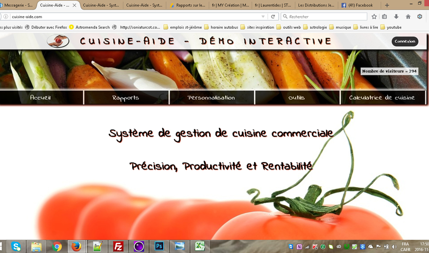 Cuisine-aide - Système de gestion de cuisine commerciale Cuisine-aide - Système de gestion de cuisine commerciale