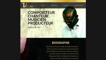 Site web chanteur montréal