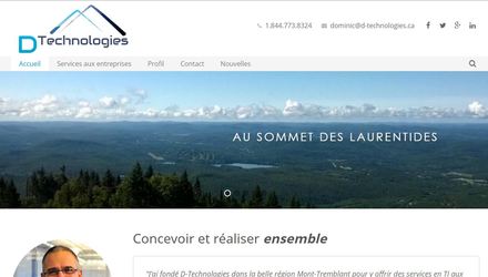 Site Web de D-Technologies