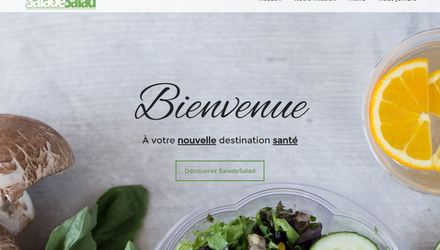 SaladeSalad - Conception d'un site web