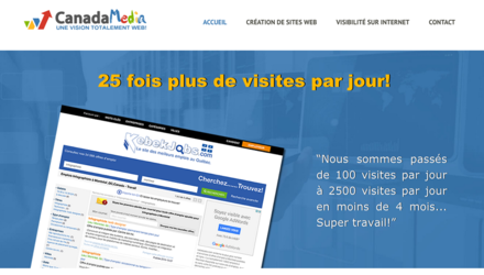 Canada MEDIA - Conception et positionnement Google Canada MEDIA - Conception et positionnement Google