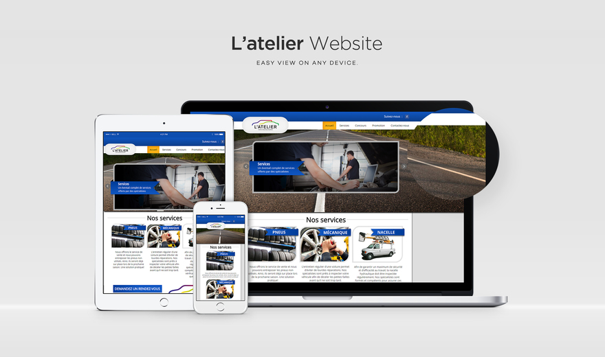 L'Atelier Gauthier site Web