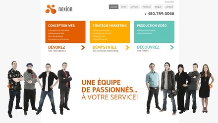 Site Web de Nexion Site Web de Nexion