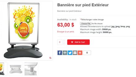 Boutique en ligne - LVP - Produits sur mesure Boutique en ligne - LVP - Produits sur mesure