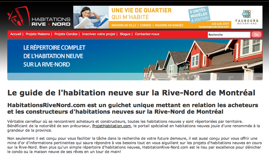 Habitations Rive-Nord Habitations Rive-Nord