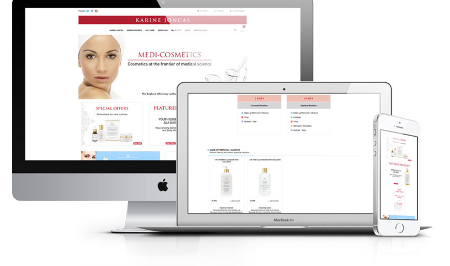 NOUVEAU SITE WEB EN WOOCOMMERCE POUR KARINE JONCAS COSMÉTIQUES
