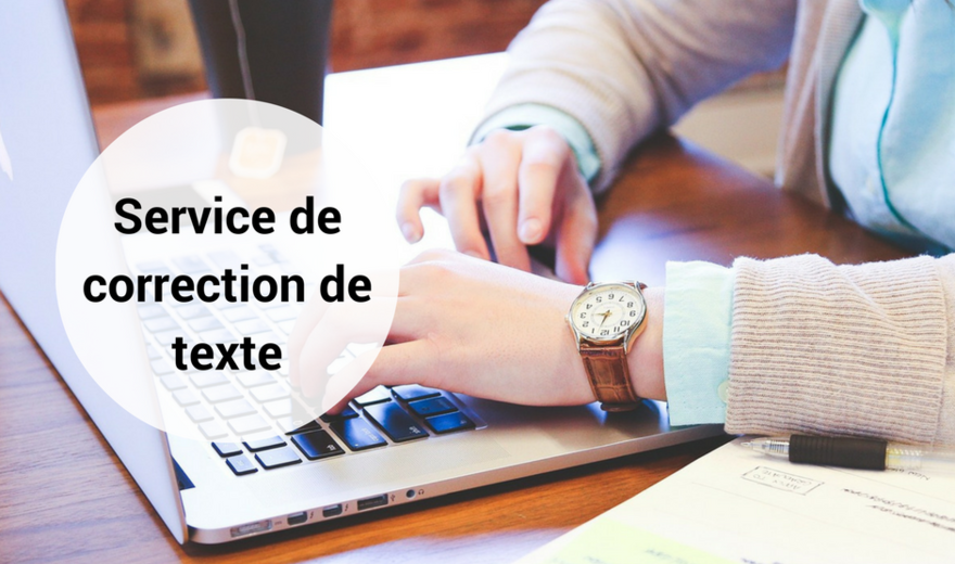 Service de correction de texte partout au Québec