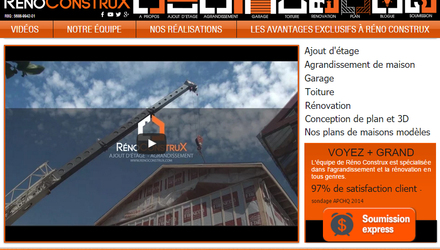 Nos réalisations web - Réno Construx Nos réalisations web - Réno Construx
