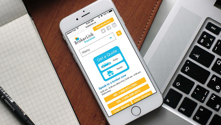 Brokerlink : Application d'affaires et site conforme au WCAG Brokerlink : Application d'affaires et site conforme au WCAG