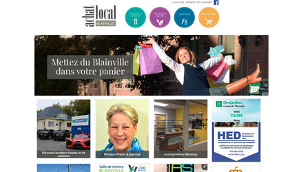 Site web achatlocalblainville.com - CMS Drupal Site web achatlocalblainville.com - CMS Drupal