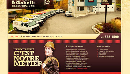 Création site internet Sherbrooke - Dufaut & Gobeil Électriciens Création site internet Sherbrooke - Dufaut & Gobeil Électriciens