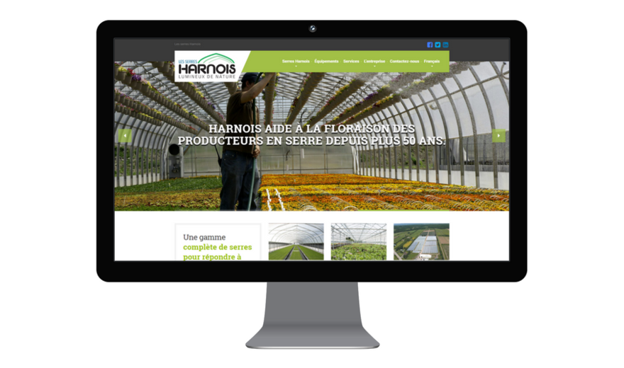 Refonte du site Harnois par Exo B2B Refonte du site Harnois par Exo B2B