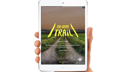 Développement du site web du Sentier Trans Canadien Développement du site web du Sentier Trans Canadien
