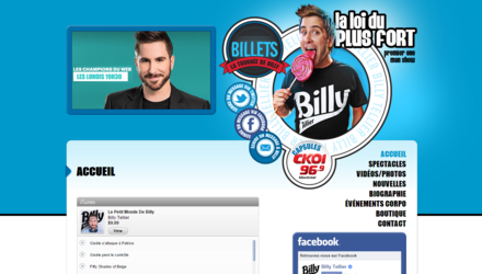 One man show Billy Tellier