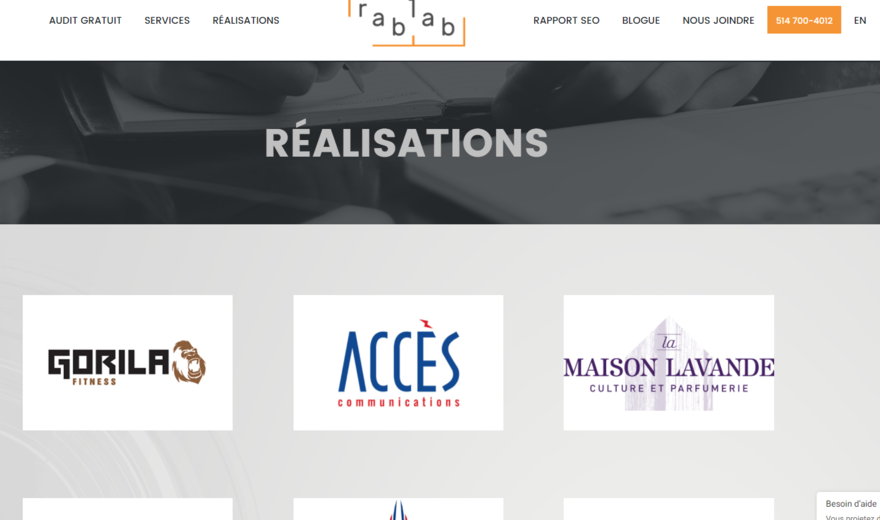 Nos Réalisations Nos Réalisations