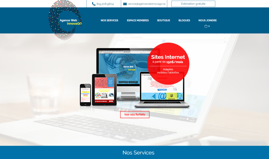 Notre site Web InnovaGO Notre site Web InnovaGO