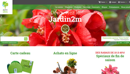 Jardin2M | Site transactionnel | Extranet