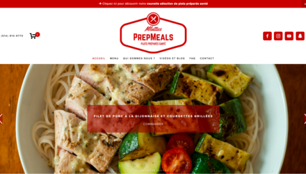 E-commerce - vente de plats préparés en ligne E-commerce - vente de plats préparés en ligne