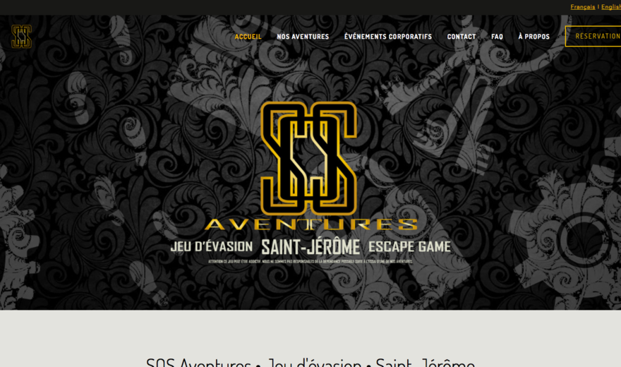 Jeux d'aventure et réservation en ligne Jeux d'aventure et réservation en ligne