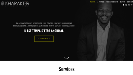 Site web de coach/motivateur et blogue Site web de coach/motivateur et blogue