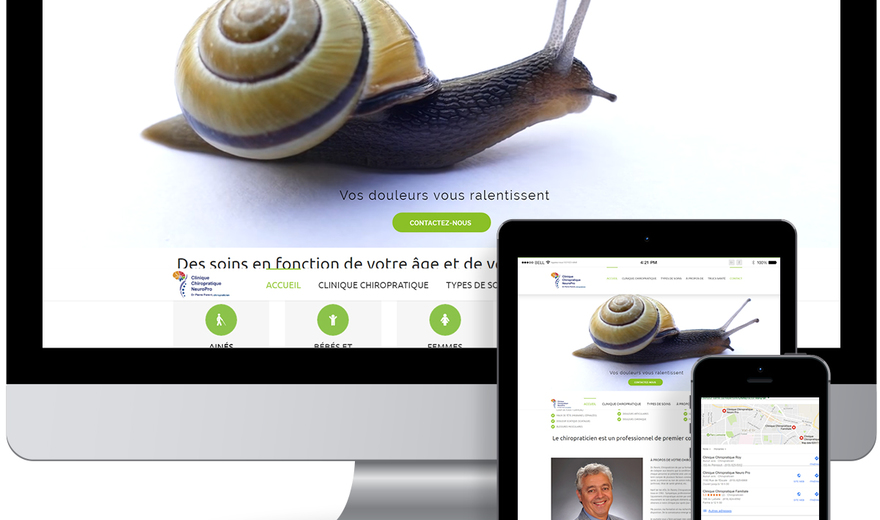 Site Web optimisé pour le référencement local