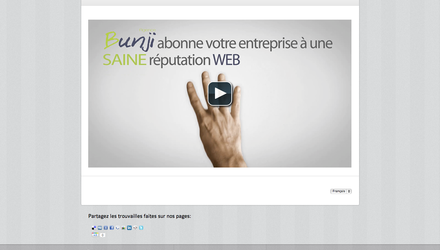 Site de l'agence avec vidéo de présentation Site de l'agence avec vidéo de présentation