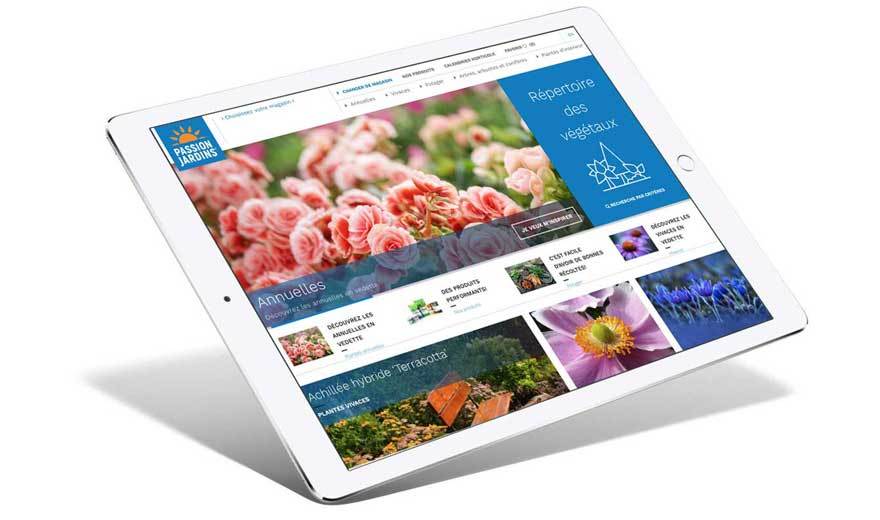 Site web Passion jardin