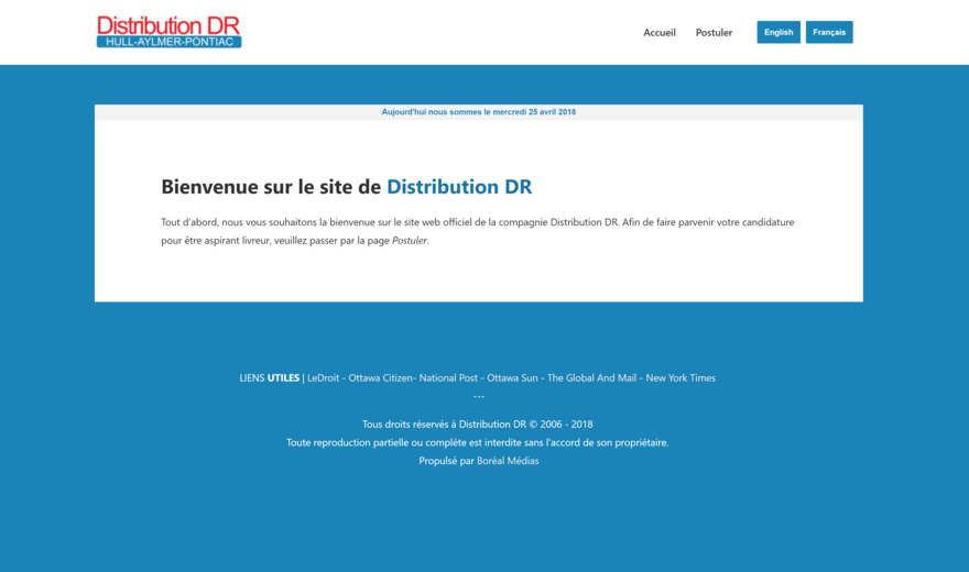 Refonte totale du site web (Mobile-Friendly)