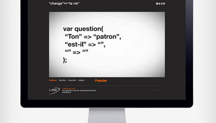 Microsite de recrutement, L-IPSE Microsite de recrutement, L-IPSE