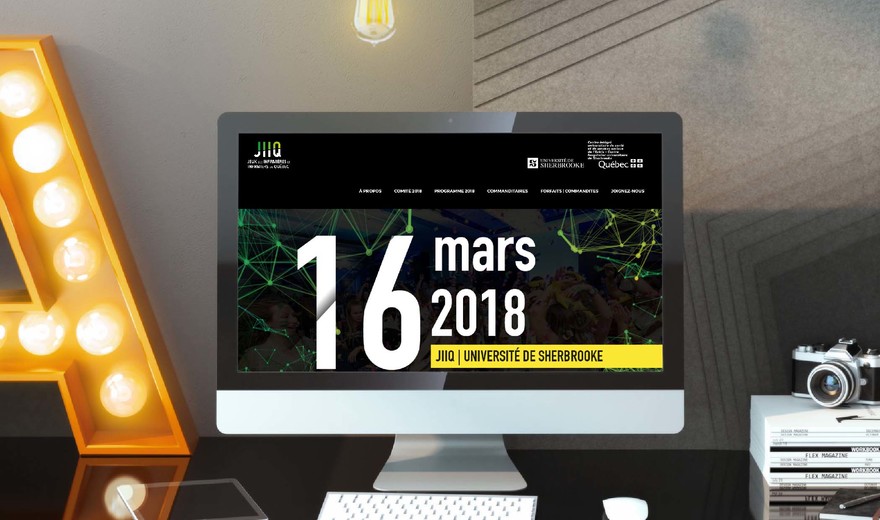 Design et conception Web pour Les JIIQ 2018