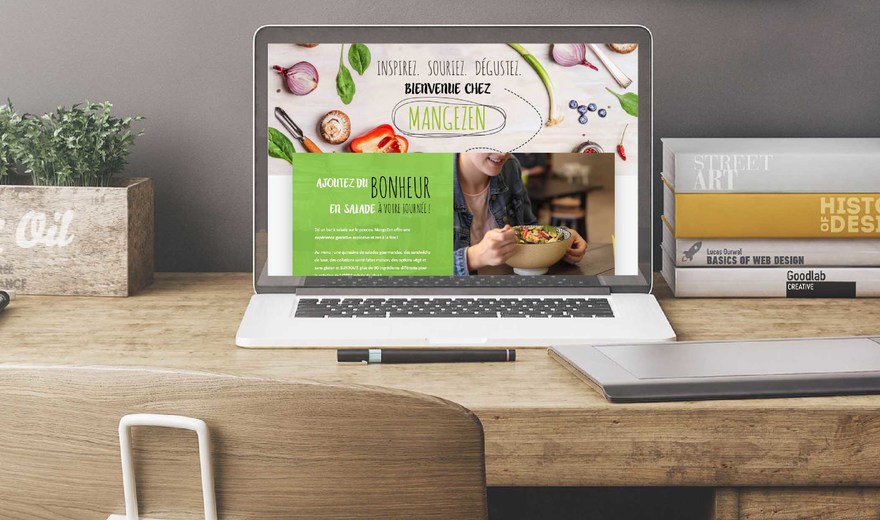 Conception et design Web pour MangeZen