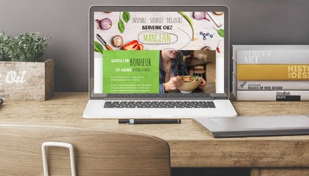 Conception et design Web pour MangeZen Conception et design Web pour MangeZen