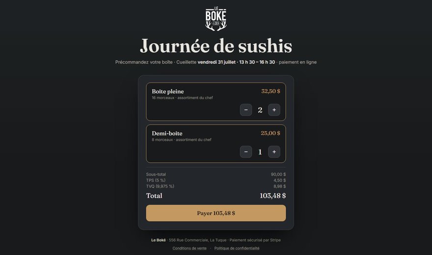Le Boké, restaurant : commande et paiement en ligne Le Boké, restaurant : commande et paiement en ligne