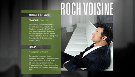 Site Internet de Roch Voisine Site Internet de Roch Voisine